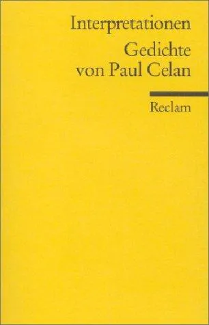 Cover for Gedichte Von Paul Celan