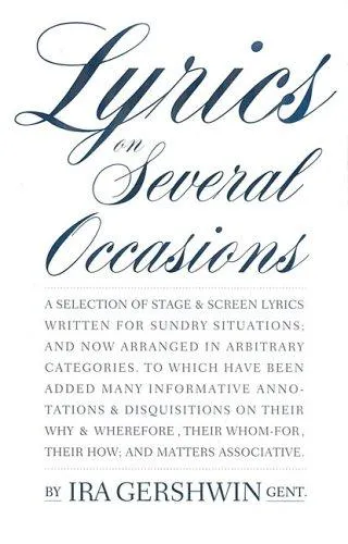 Cover for Lyrics on Several Occasions