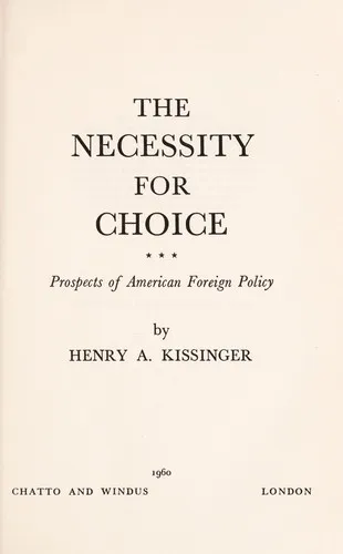Cover for The Necessity for Choice