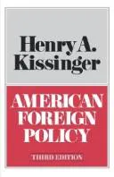 Cover for American Foreign Policy
