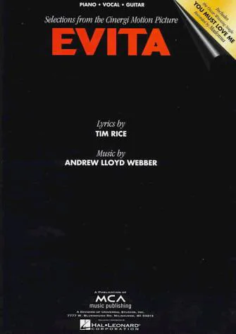 Cover for Evita