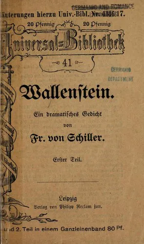 Cover for Wallenstein