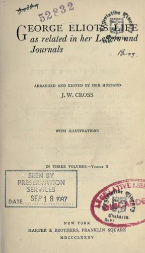 Cover for George Eliot's Life as Related in Her Letters and Journals
