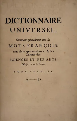 Cover for Dictionaire Universel