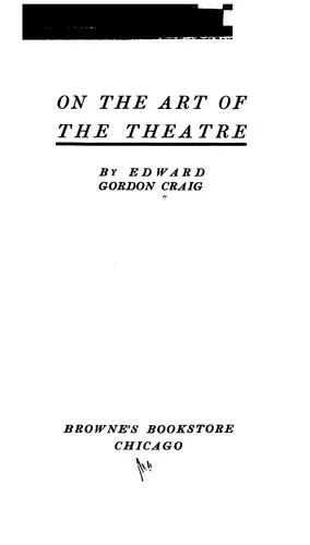 Cover for On the Art of the Theatre