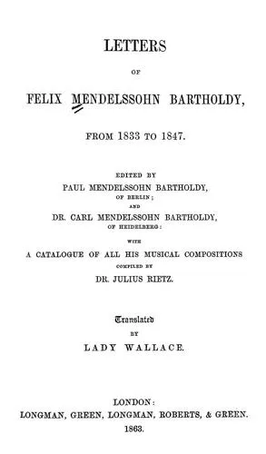 Cover for Correspondence