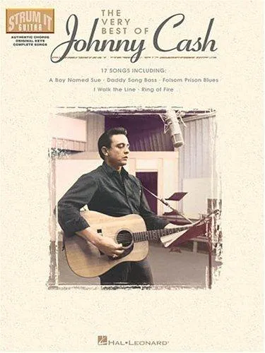 Cover for The Very Best of Johnny Cash (Strum It Guitar)