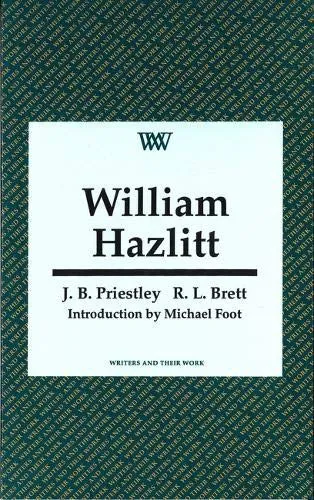 Cover for William Hazlitt