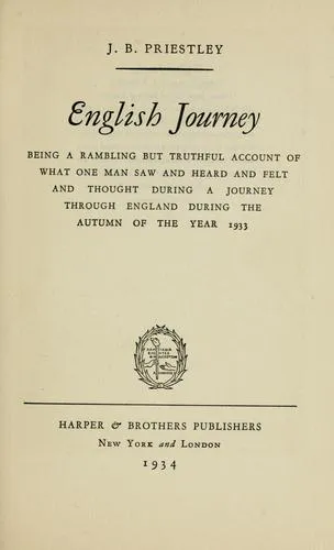 Cover for English Journey