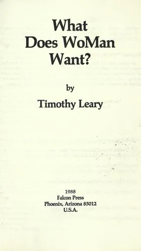 Cover for What Does Woman Want?