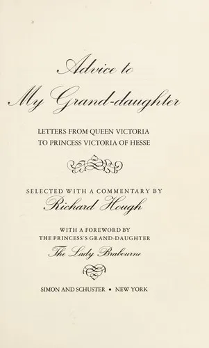 Cover for Advice to My Grand-daughter