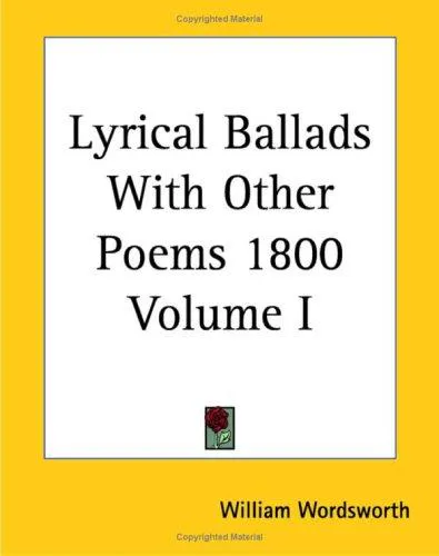 Cover for Lyrical Ballads with Other Poems 1800