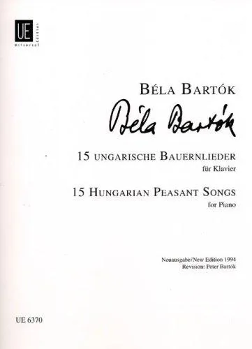Cover for 15 Hungarian Peasant Songs