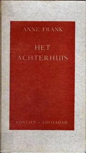 Cover for Het Achterhuis