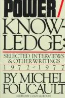 Cover for Power/knowledge