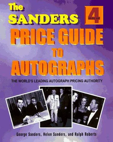 Cover for The Sanders Price Guide to Autographs