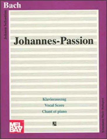 Cover for Johannes-Passion