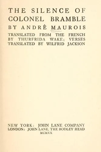 Cover for Les Silences Du Colonel Bramble