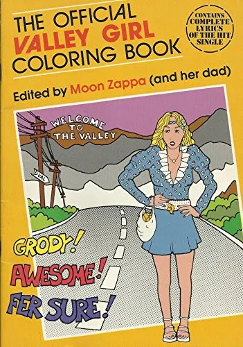 Cover for Official Valley Girl Coloring Book