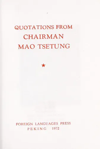 Cover for Mao Tŝe-tung's Quotations