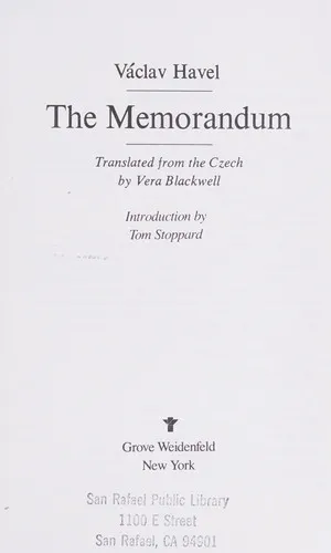 Cover for The Memorandum