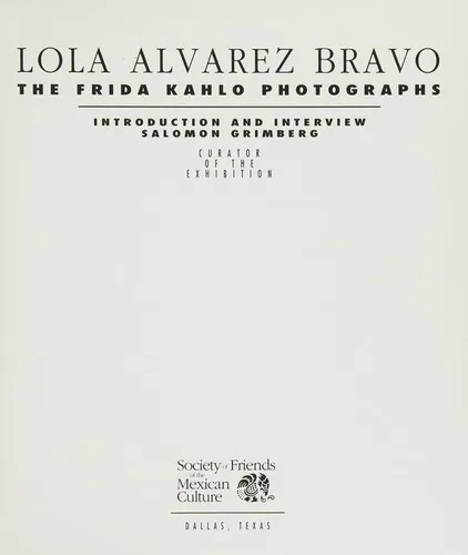 Cover for Lola Alvarez Bravo