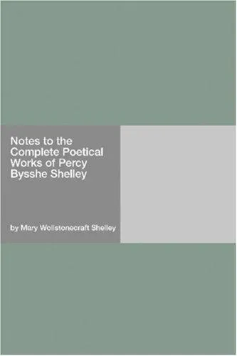 Cover for Notes to the Complete Poetical Works of Percy Bysshe Shelley