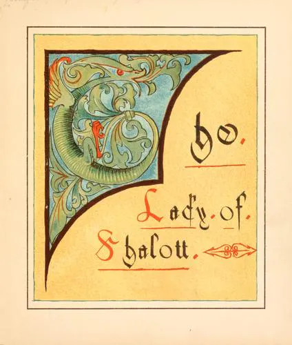 Cover for The Lady of Shalott: Alfred Lord Tennyson's Poem