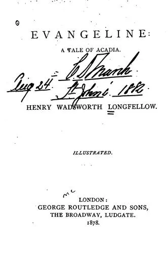 Cover for Evangeline