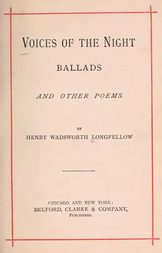 Cover for Voices of the Night - Ballads and Other Poems