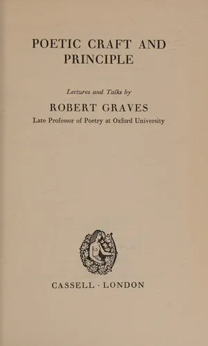 Cover for Poetic Craft and Principle