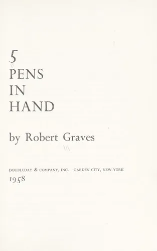 Cover for 5 Pens in Hand