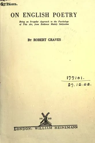 Cover for On English Poetry