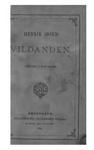 Cover for Vildanden