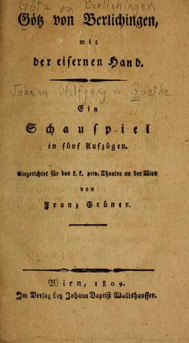 Cover for Götz Von Berlichingen