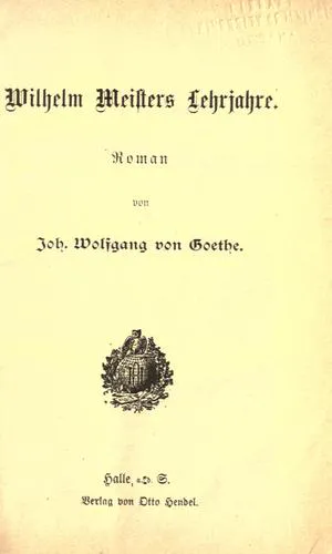 Cover for Wilhelm Meisters Lehrjahre