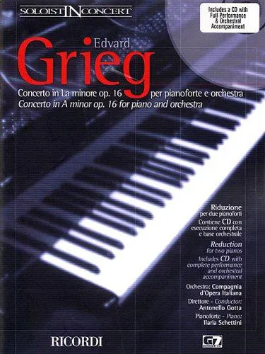 Cover for Grieg - Concerto in a Minor, Op. 16