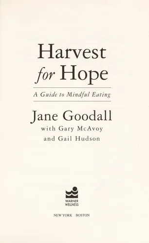 Cover for Harvest for Hope