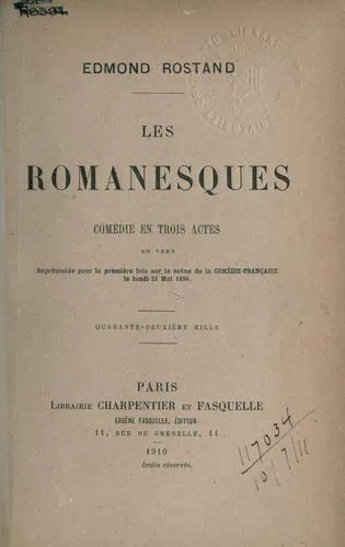 Cover for Les Romanesques