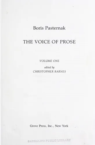 Cover for The Voice of Prose