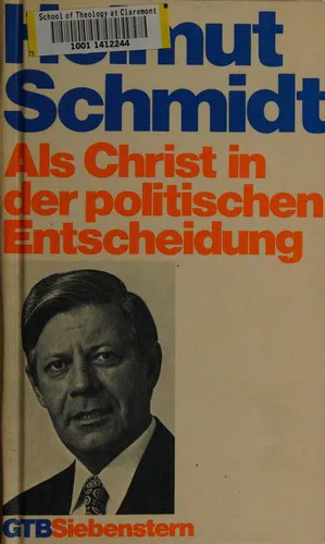 Cover for Als Christ in Der Politischen Entscheidung