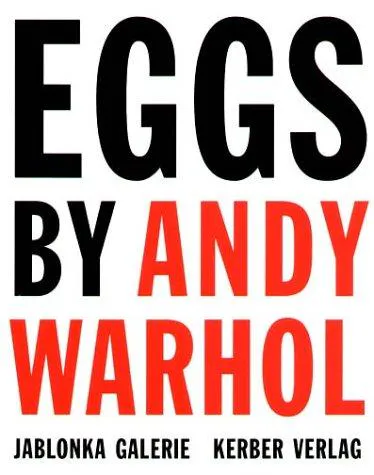 Cover for Eggs by Andy Warhol