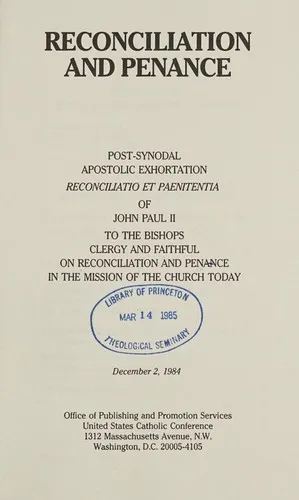 Cover for Reconciliatio Et Paenitentia