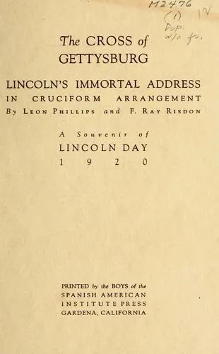 Cover for The Gettysburg Address