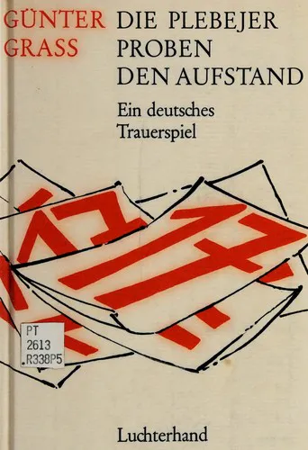 Cover for Die Plebejer Proben Den Aufstand