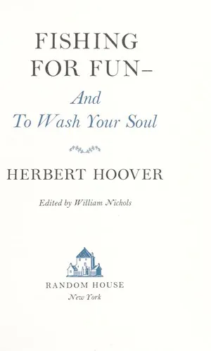Cover for Fishing for Fun - and to Wash Your Soul