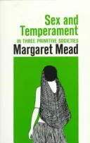 Cover for Sex and Temperament in Three Primitive Societies