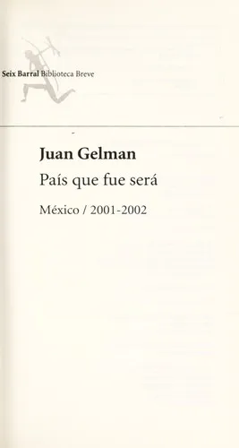 Cover for País Que Fue Será