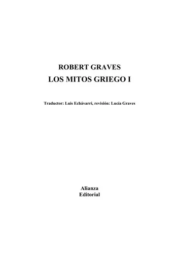 Cover for Mitos Griegos 1, Los