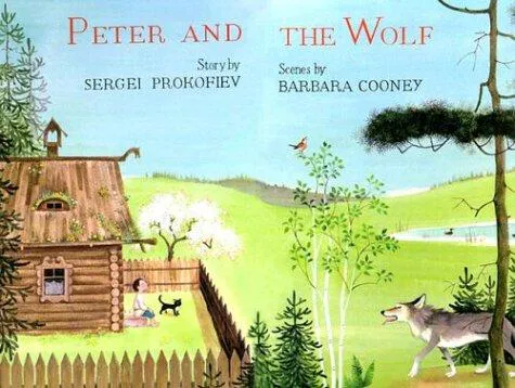 Cover for Peter and the Wolf Pop-up Book